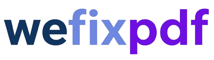 wefixPDF Logo